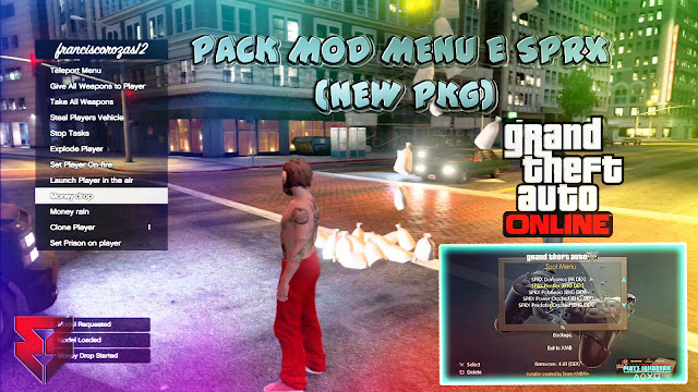 GTA V MOD MENU SEMJASES PS 3 HEN + DOWNLOAD : Free Download