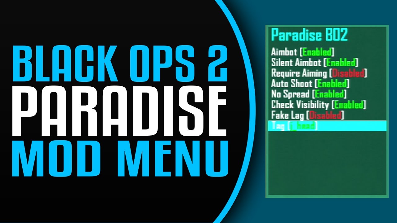 Black ops 2 mod menu