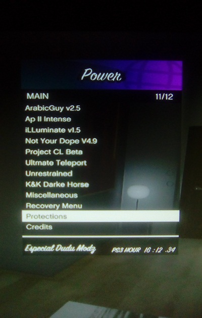 PS3 - MOD MENU GTA V UPDATE UNRESTRAINED 1.27/1.28 DEX/CEX -BLES