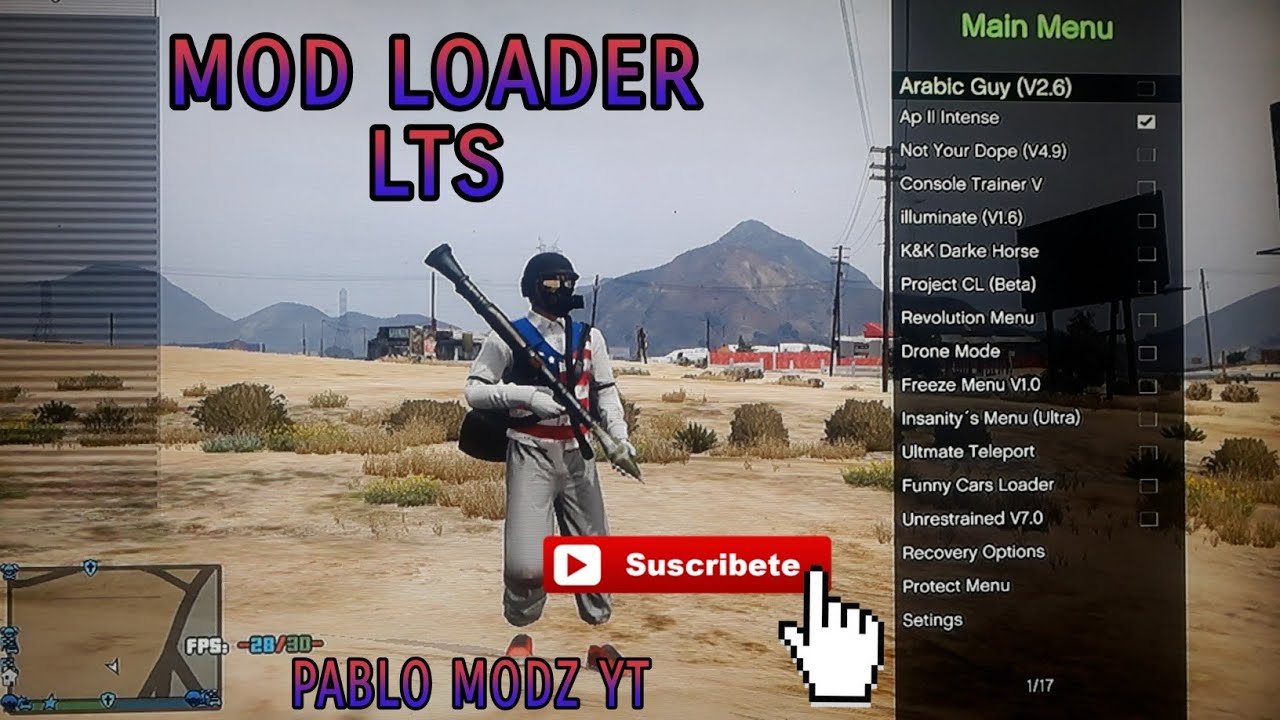 GTA V MOD MENU SEMJASES PS 3 HEN + DOWNLOAD : Free Download