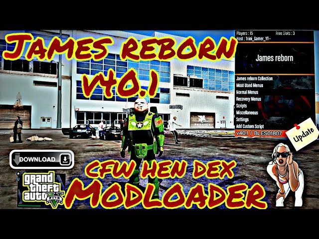 Mod Menu - [ CFW / HEN / BLES / BLUS / PS3 ] James reborn Mod Loader v40.1