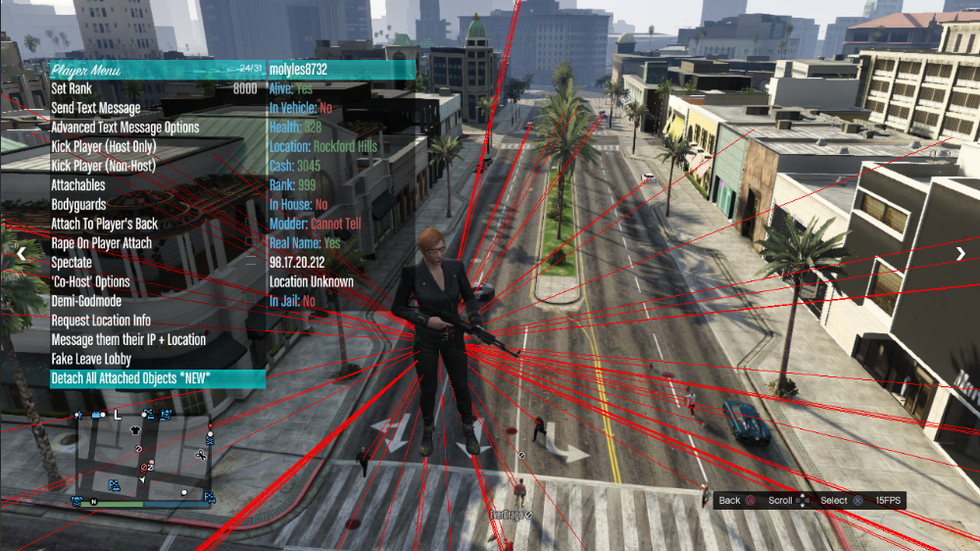 This dude is hidden in the lobby and is just shitting on everybody with mods,  how is a player like this allowed in the game still? : r/GTAV