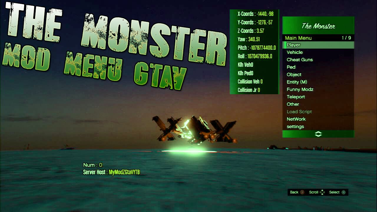 Ps3 Gta V Monster Mod Menu Sprx Consolecrunch Official Site