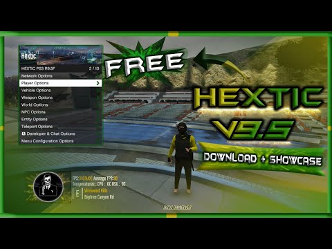 PS3 - [GTA V] Hextic Mod Menu Sprx R9.5 [HEN-DEX-CEX]